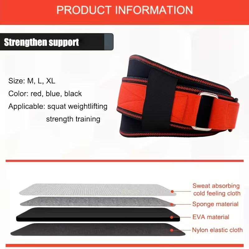 BMK Weight Lifting Belt – Auto-Locking Powerlifting Belt with Lumbar Support (Unisex)
