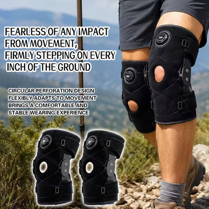 Hinged Knee Ligament Fixation Brace – Meniscus & Recovery Immobilizer for Walking & Hiking