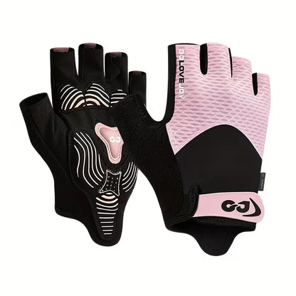 Half-Finger Cycling & Fitness Gloves – Anti-Slip Breathable Sports Gloves (Unisex)