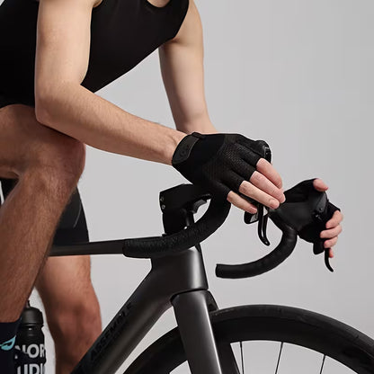 Half-Finger Cycling & Fitness Gloves – Anti-Slip Breathable Sports Gloves (Unisex)