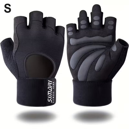 Weightlifting Gloves with Wrist Support – Full Palm Protection & Extra Grip