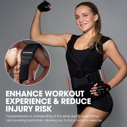 Adjustable Weightlifting Belt – Lumbar & Back Support for Squats & Strength Training (Unisex)