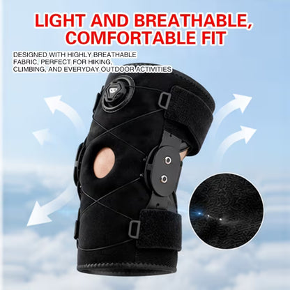 Hinged Knee Ligament Fixation Brace – Meniscus & Recovery Immobilizer for Walking & Hiking