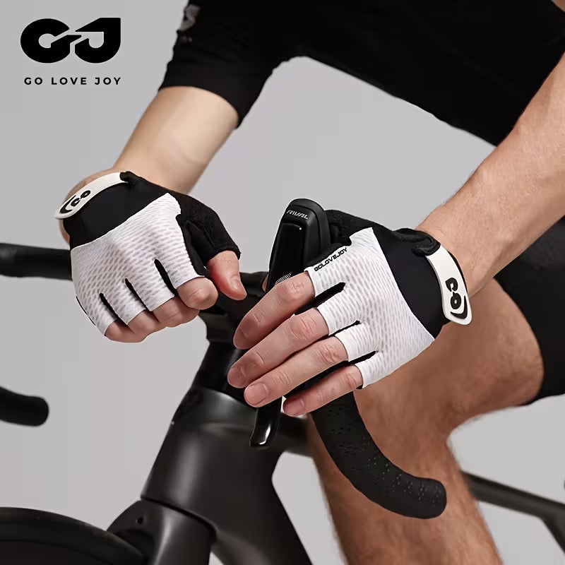 Half-Finger Cycling & Fitness Gloves – Anti-Slip Breathable Sports Gloves (Unisex)