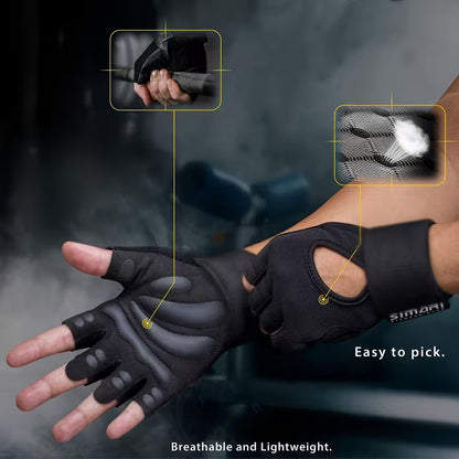 Weightlifting Gloves with Wrist Support – Full Palm Protection & Extra Grip