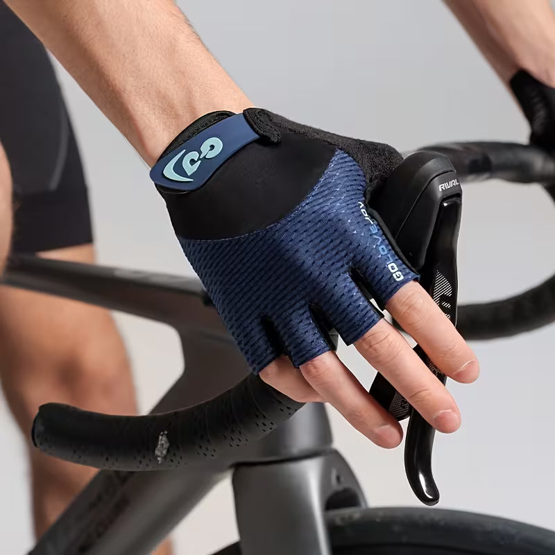 Half-Finger Cycling & Fitness Gloves – Anti-Slip Breathable Sports Gloves (Unisex)